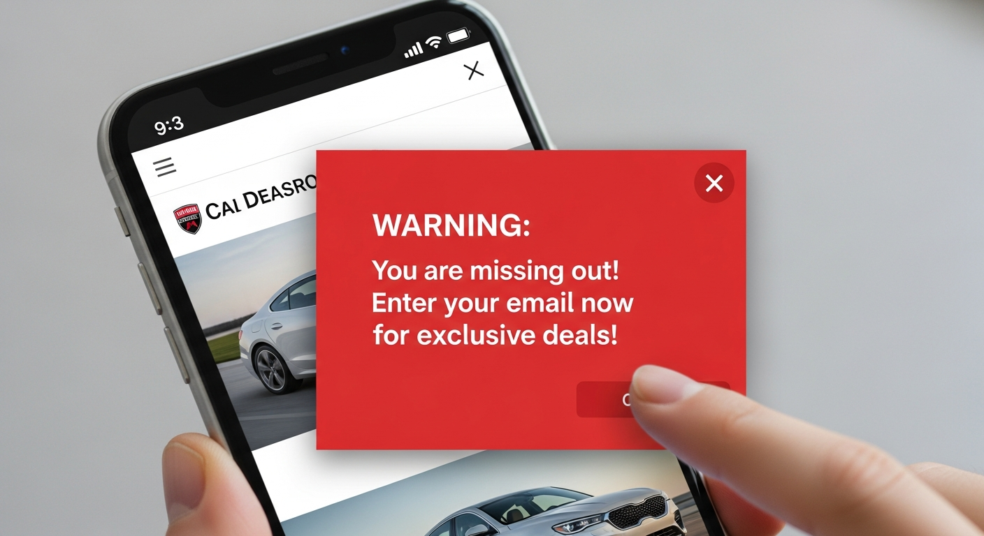 Pop-ups on Dealer Websites: Do They Help or Hurt? (2025)