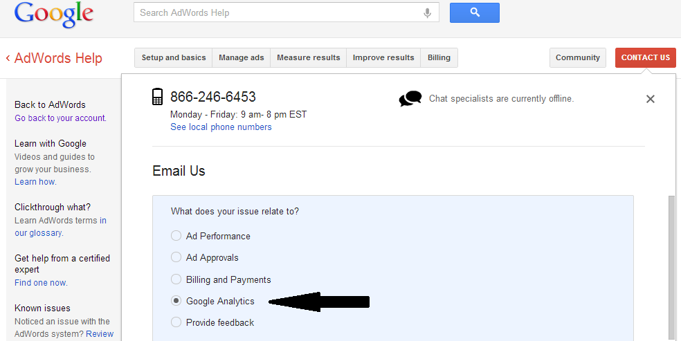 How do I access my google analytics?